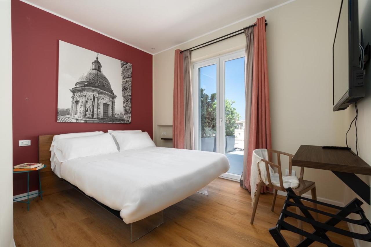 Attico 37 - Queen Room Con Terrazza Privata Palermo Luaran gambar